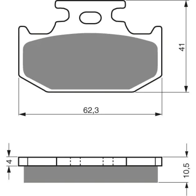 GOLDFREN 100 K1 brake pads | Prémiová kvalita