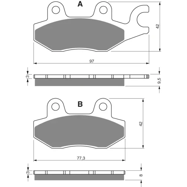 brake pads GOLDFREN 088 S3 - Objednat nyní