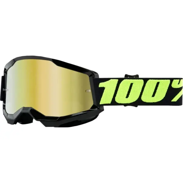 Bezpečná platba | okuliare 100% Strata 2- zlaté zrkadlové sklo