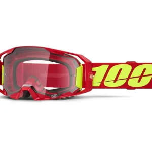 ARMATIC 100% brýle červené, čiré plexi | Novinka