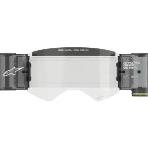 Kupte dnes | sada ROLL-OFF WIDE VISION pro brýle SUPERTECH, ALPINESTARS (čiré plexi, čepy pro strhávací slídy)