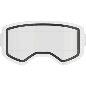 Sleva - plexi pro brýle SUPERTECH, ALPINESTARS (dvojité antifog čiré pro systém roll-off)