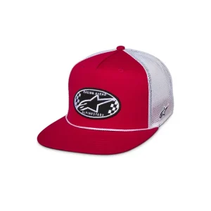 kšiltovka CONTENDER TRUCKER, ALPINESTARS (červená/bílá) - Jen tento týden