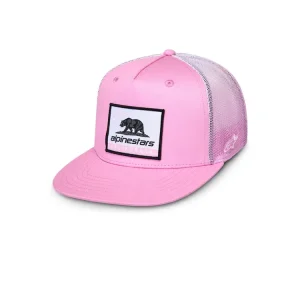 kšiltovka CALI GRADIENT TRUCKER, ALPINESTARS (růžová/bílá) | Už jen pár kusů