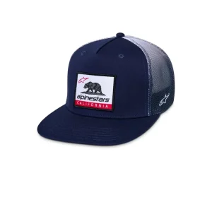 Skvělá nabídka - kšiltovka CALI GRADIENT TRUCKER, ALPINESTARS (modrá/bílá)
