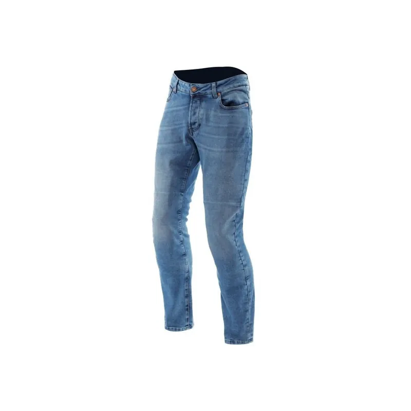 Nejprodávanější - Dainese 5-POCKET DENIM REGULAR TAPERED jeansy sv.modré vel.32
