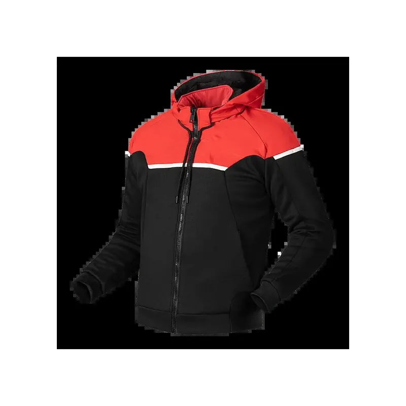 Moto bunda RICHA STRADALE HOODIE černo/červená - Nově v e-shopu