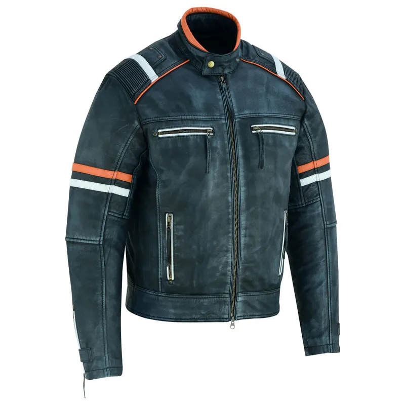Ultimate Vintage WAX kožená moto bunda retro | Právě v prodeji