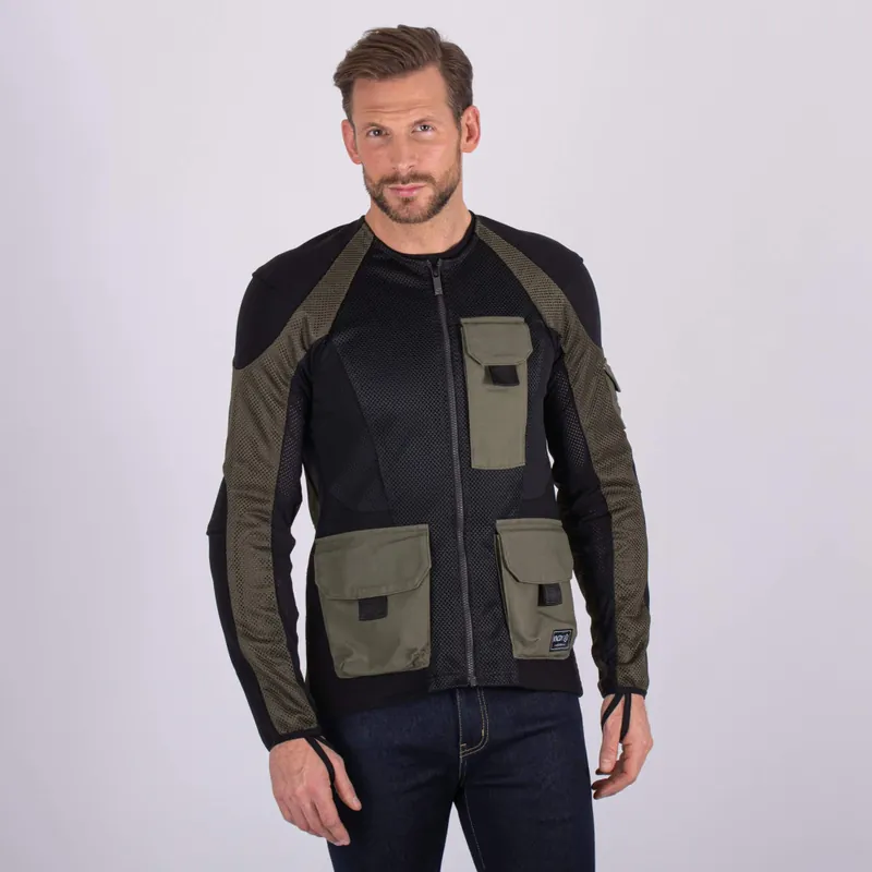Do košíku - Pánská motocyklová bunda Knox Urbane UTILITY PRO MK3 Olive