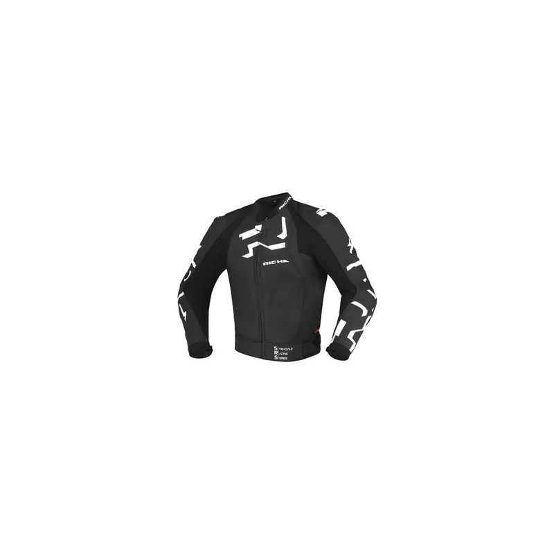 Výhodná nabídka - Moto bunda RICHA STRADALE černo/bílá kožená