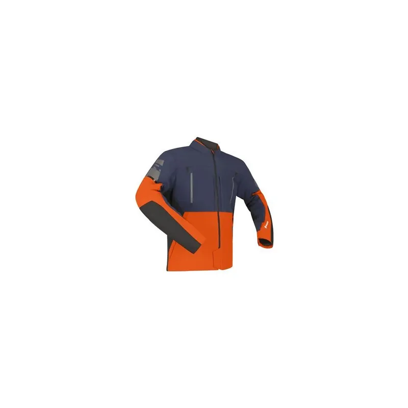Moto bunda RICHA ORION GORE-TEX tmavě modro/oranžová - Výprodej