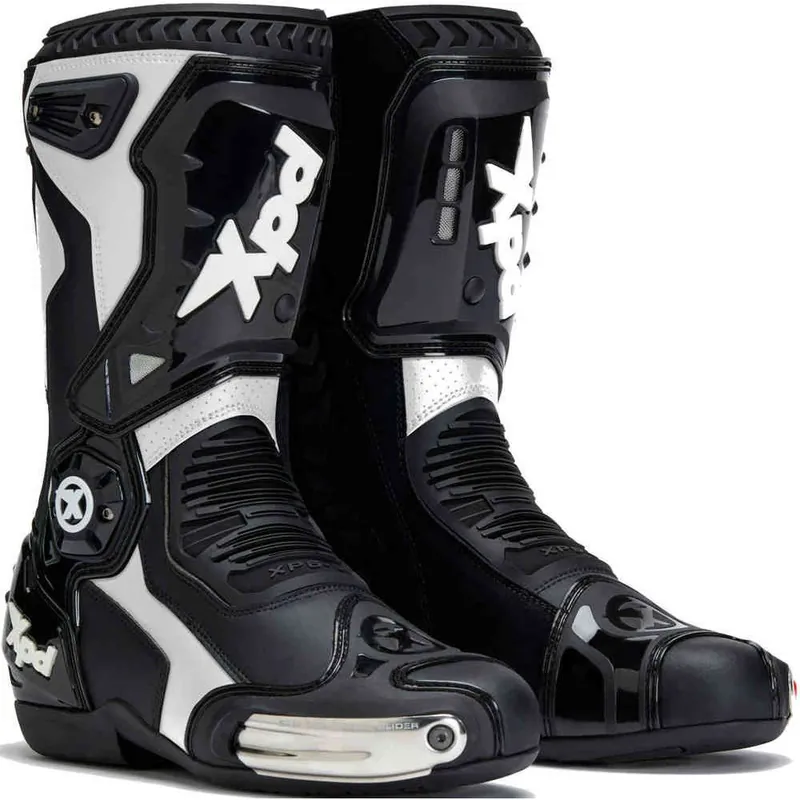 Moto boty XPD XP6-S černo/bílé - Nízká cena