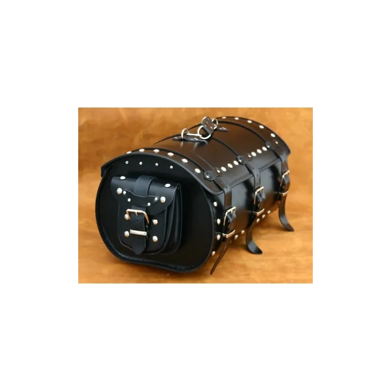 Kožený moto kufr K6, 50/60x27x32cm - Právě v prodeji