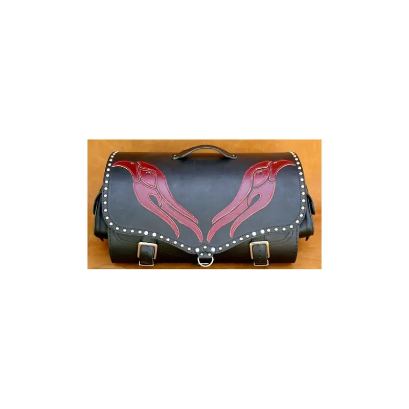 Do vyprodání zásob - Kožený moto kufr K221 Red Eagle, 39L