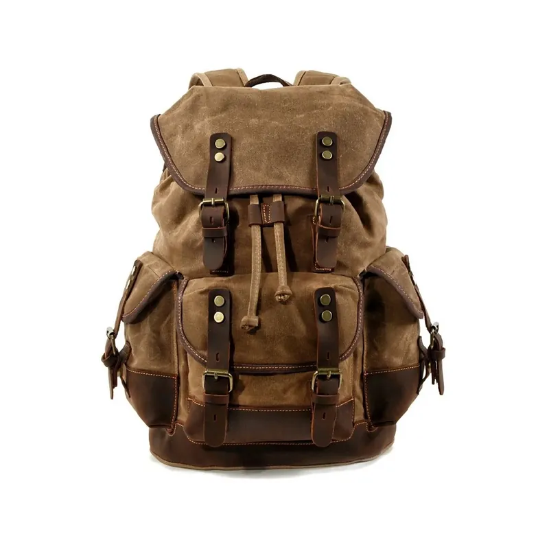 Výborné hodnocení | Vintage batoh Kansas 20l, hnědý