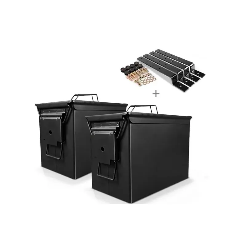 Ammo box - kovové army moto kufry s mont. sadou universal 11L | Profesionální kvalita