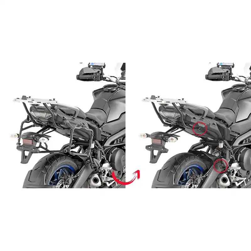 _PLR2139 trubkový nosič Yamaha MT-09 Tracer 900/900 GT (18-20) pro boč. kufry - DEMONTOVATELNÝ | Bezpečná platba