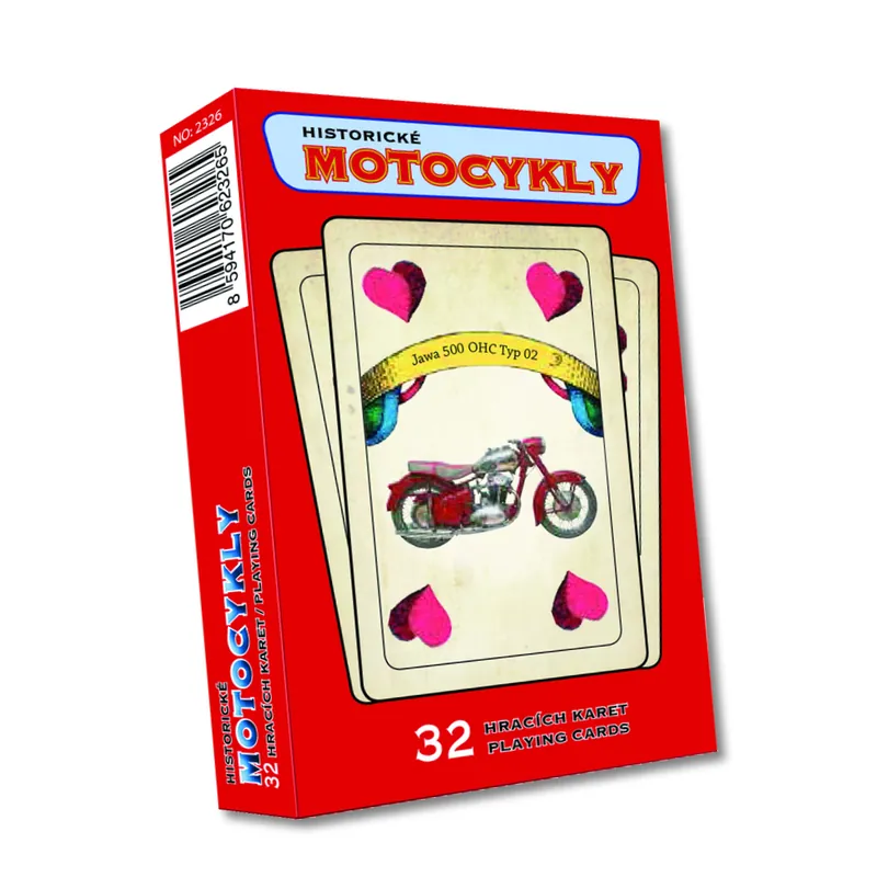 Mariášové karty - Historické motocykly | Sleva