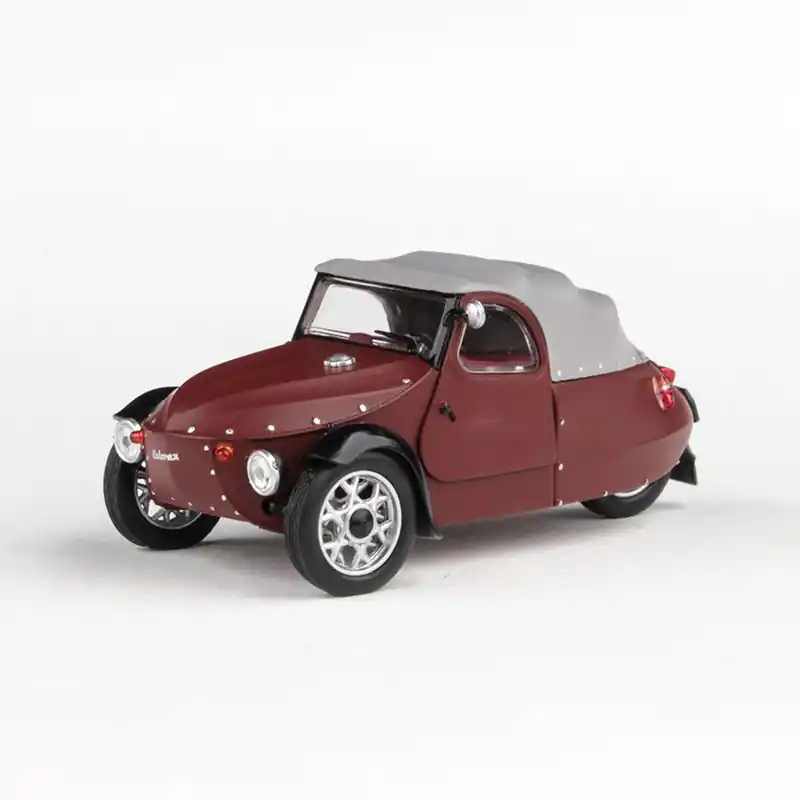 Model Velorex 16/350 (1966) 1 43, HNĚDÁ / ŠEDÁ / ČERNÁ - Přímo z továrny