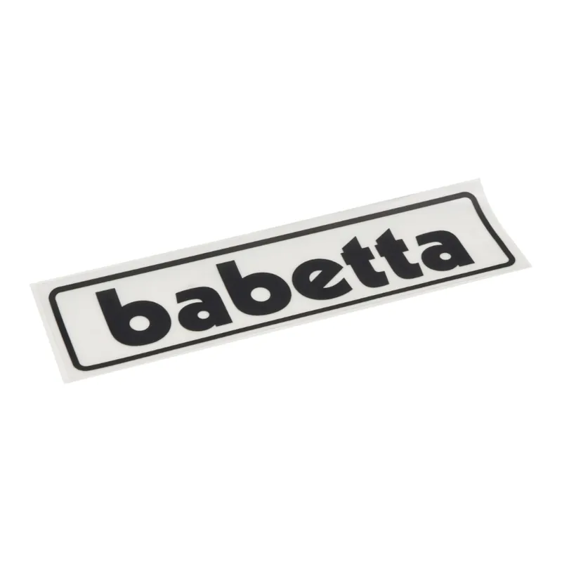 Výborné hodnocení - Nálepka "babetta", ČERNÁ (145x38mm) - Babetta
