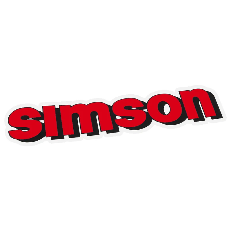 Nálepka nádrže, ČERVENÁ - Simson | Nabídka končí brzy