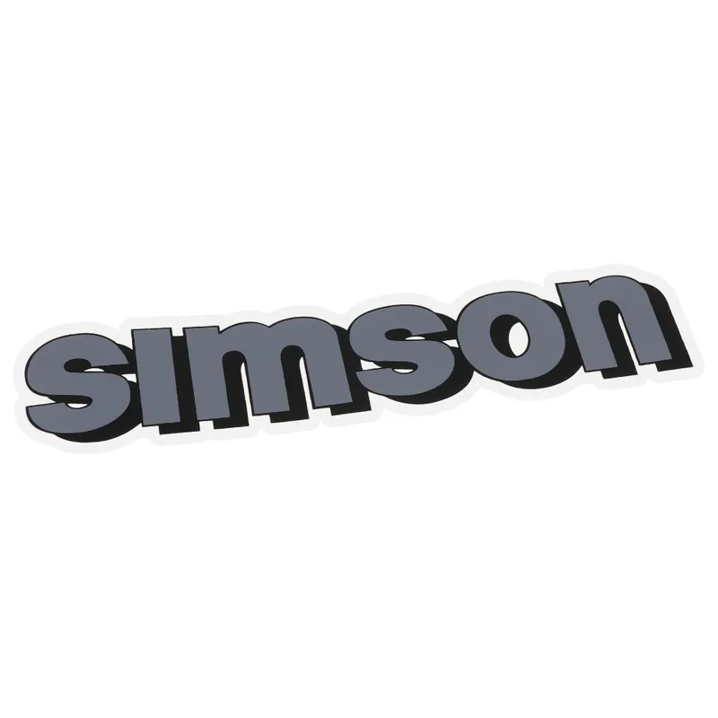 Ušetřete více - Nálepka nádrže, ŠEDÁ - Simson