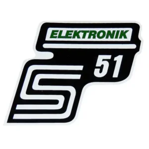 Kupte nyní - Nálepka schránky ELEKTRONIK, ZELENÁ - Simson S51