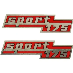 Top produkt - Nálepky na kastlíky (2ks) - ČZ 175 SPORT