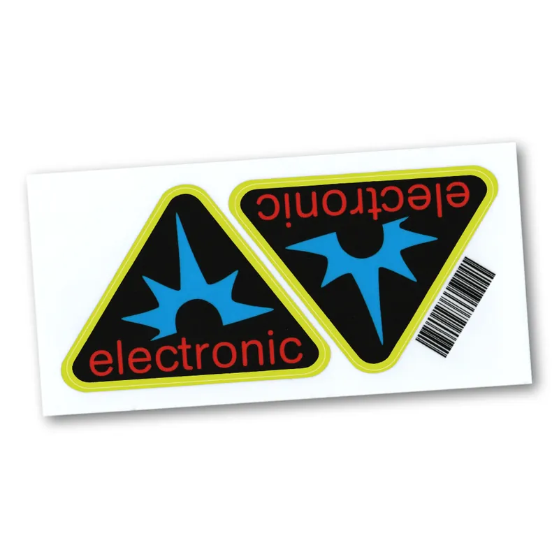 Nálepky schránky "electronic", ŽLUTÉ (sada) - Simson - Nově v sortimentu