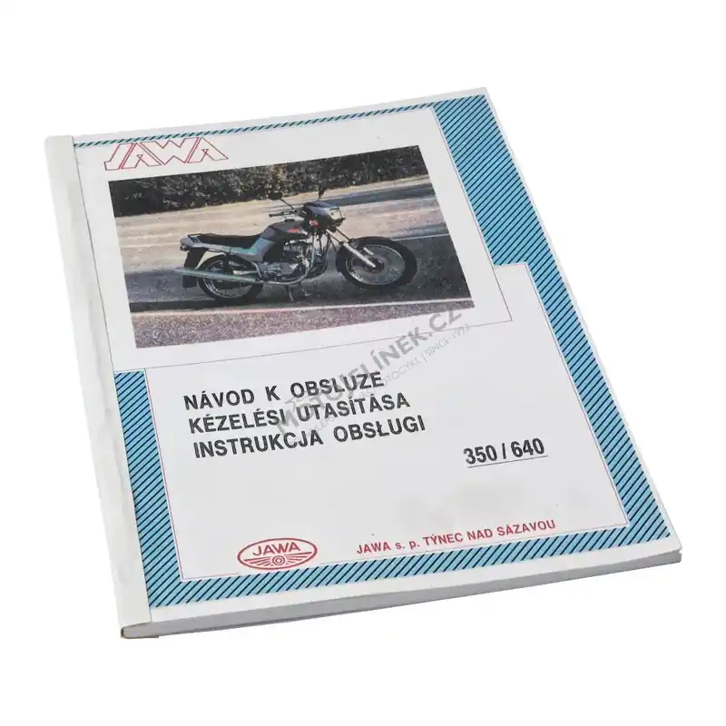 Výborné hodnocení - Návod k obsluze - JAWA 350 640