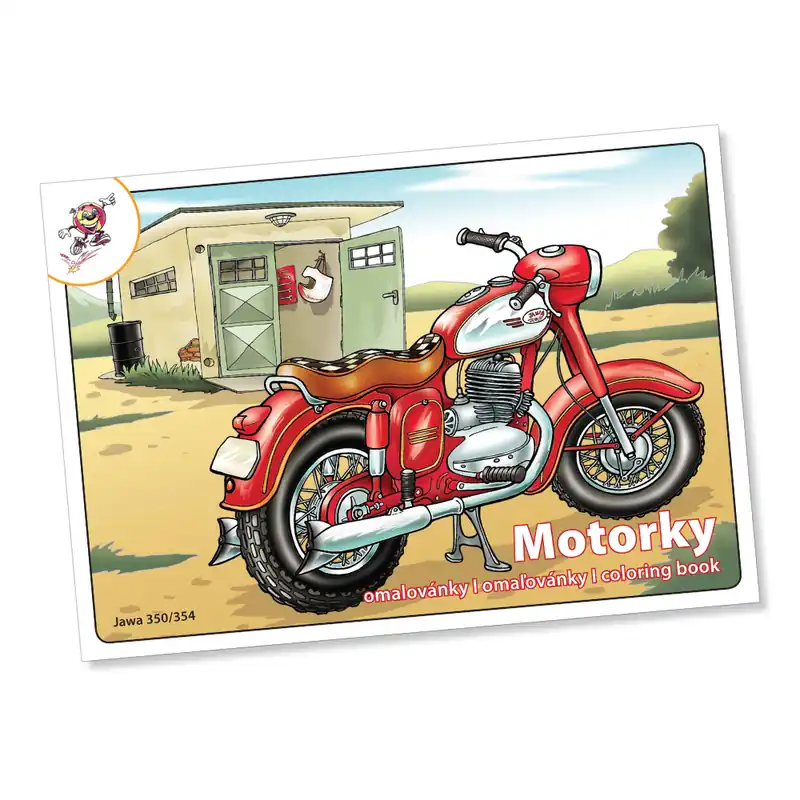 Snadný nákup - Omalovánky - Motorky JAWA & ČZ