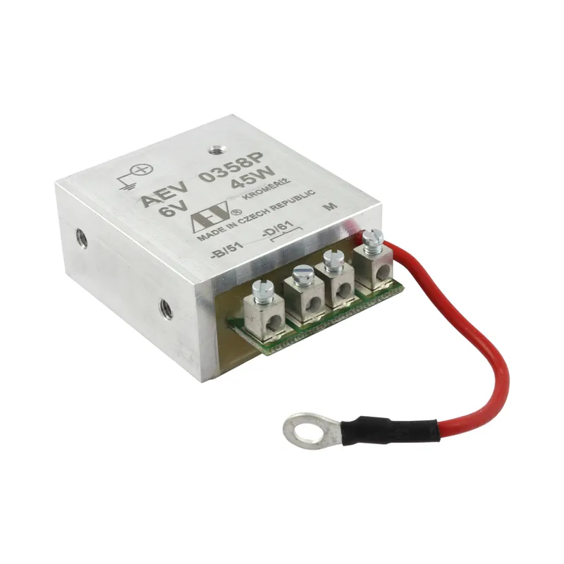 Poslední kus | Regulátor dynama 6V 45W (+) AEV 0358P - JAWA, ČZ