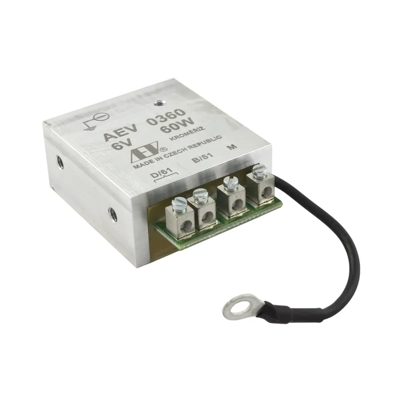 Regulátor dynama 6V 60W (-) AEV 0360 - JAWA, ČZ - Velmi žádaný produkt