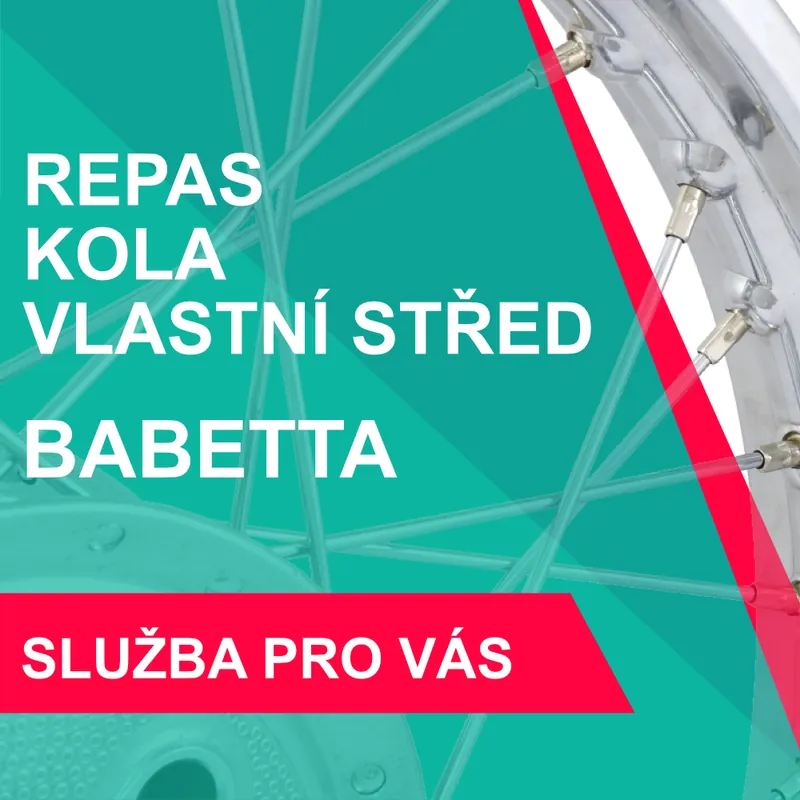 REPAS KOLA, VLASTNÍ STŘED, nerezový výplet - Babetta | Nově v nabídce