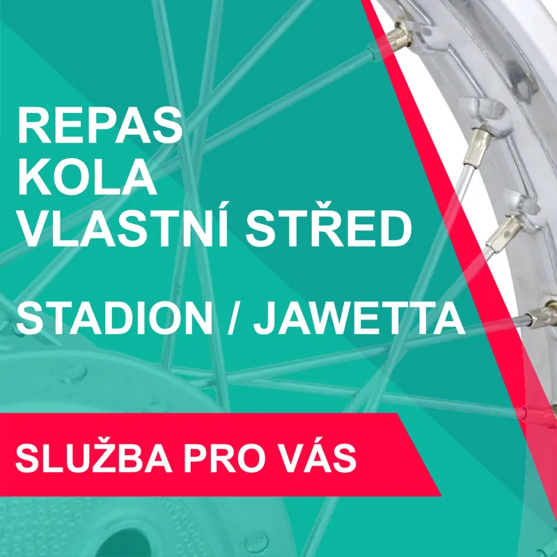 Využijte nabídku | REPAS KOLA, VLASTNÍ STŘED, nerezový výplet - Stadion, Jawetta