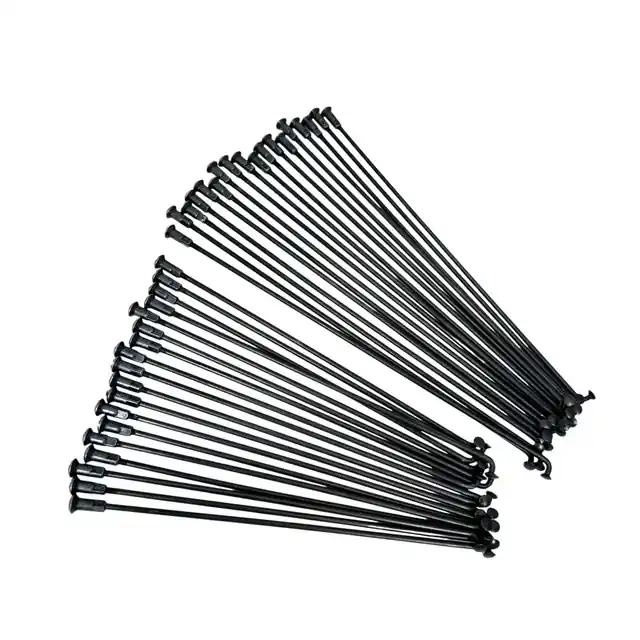 Špičkový produkt - Sada paprsků, PŘEDNÍ kolo, ČERNÁ (19") - ČZ 125/150 C