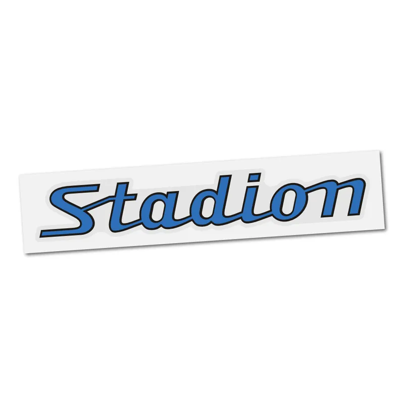 Špičkový produkt - Samolepka Stadion (nápis), MODRÁ (1ks)