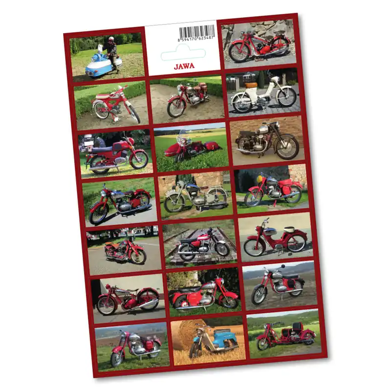 Populární - Samolepky - Motocykly JAWA