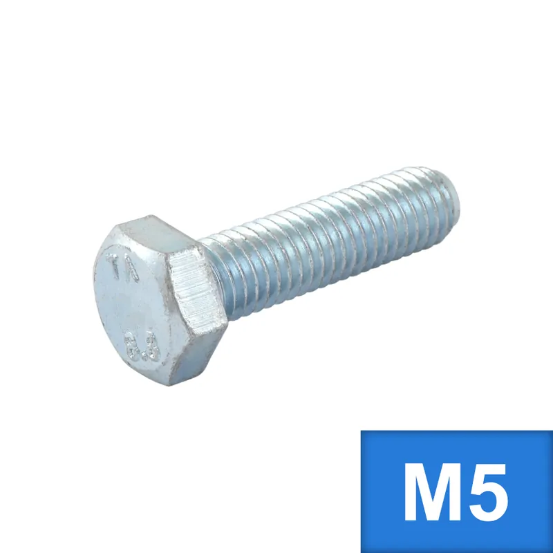 Zlevněno | Šroub šestihranný M5 x 25 (DIN 933) Zn