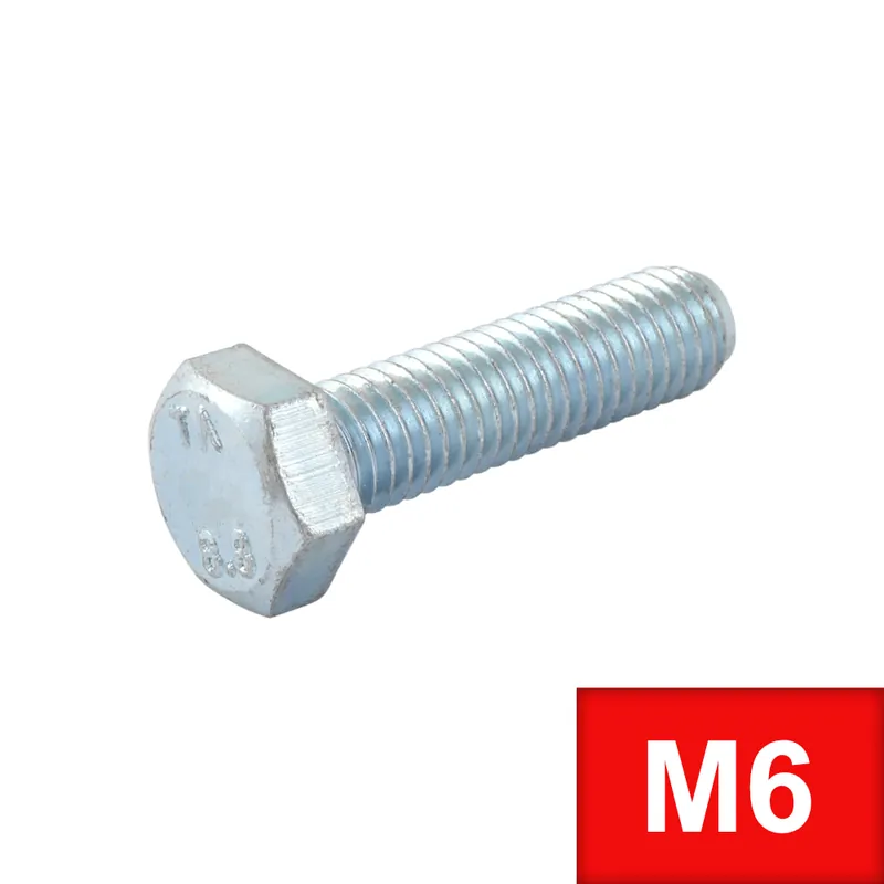 Šroub šestihranný M6 x 50 (DIN 933) Zn | Velmi populární