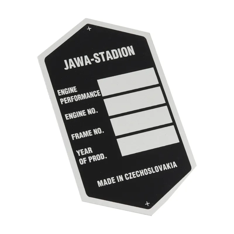 Štítek rámu (tištěný), ČERNÝ - Stadion S23 - Mezi nejprodávanějšími