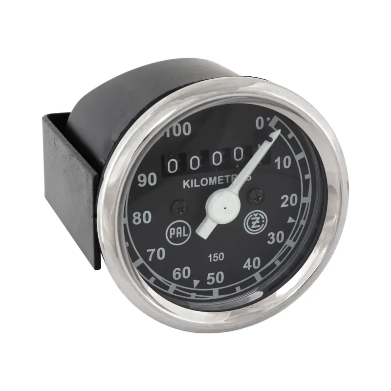 Tachometr (100km/h), "PAL" černý podklad, č.4 - ČZ 150 C - Výhodná cena