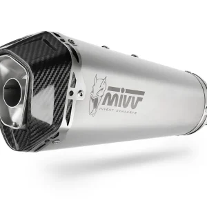 Koncovka výfuku MIVV DELTA RACE H.066.LDRX Nerez / Karbonové víčko pro HONDA X-ADV 750 2017-2026, DUCATI Multistrada V4 / V4S / Sport 1158 2017-2023 | Expresní doručení
