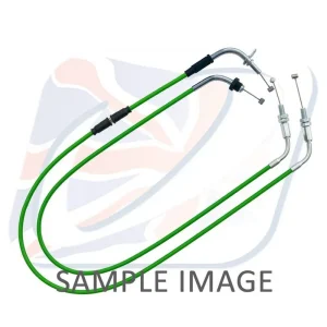 Snížená cena | Lanka plynu (pár) Venhill K02-4-108-GR featherlight zelená pro KAWASAKI ZX-10R / RR Ninja 1000 2008-2009