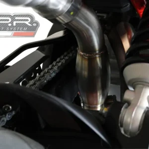Nabídka | Svod bez katalyzátoru GPR A.68.DEC Broušená nerezová ocel pro APRILIA Dorsoduro 900 2017-2020