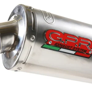 Koncovka výfuku uchycená šrouby GPR INOX ROUND H.16.IT Broušená nerezová ocel pro HONDA CBR 900 RR Fireblade 2000-2003 - Špičková kvalita