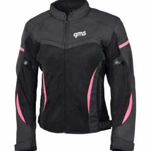 Bunda GMS TARA MESH ZG51006 růžovo-černý DXL | Nejprodávanější