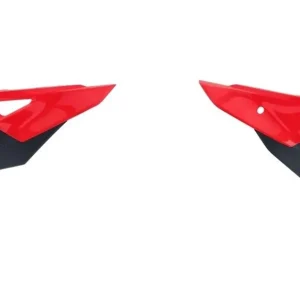Velmi oblíbený produkt - Boční panely POLISPORT 8611300001 restyling Červeno/Černá pro HONDA CRF 450 R 2021-2024, HONDA CRF 250 R 2022-2024