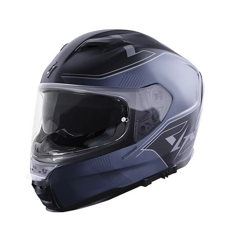 Extra sleva | Integrální helma STORMER ZS-1001 TAKEN grey, silver, metal matt XL