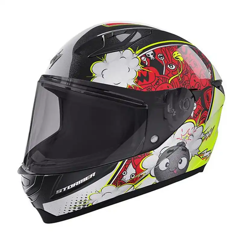Dětská přilba STORMER STRIKE KID BOOM red, neon, yellow pearly YM | Objednat nyní